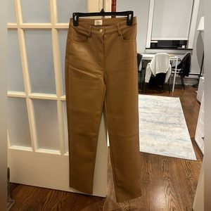 Melina Aritzia leather pants